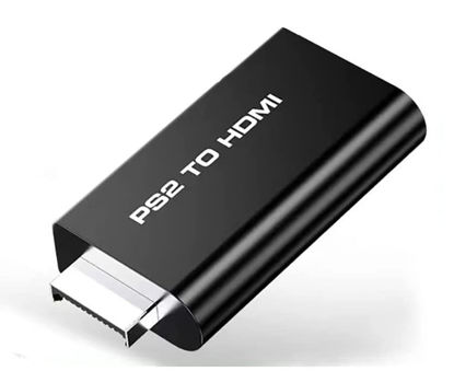 Picture of PS2 to HDMI Converter Adapter, Video Converter PS2 to HDMI Converter with 3.5mm Audio Output for HDTV HDMI Monitor Supports All PS2 Display Modes