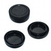 Picture of Body Cap & Rear Lens Cap Cover for Panasonic Lumix G9 G7 G95 G85 GH6 GH5 GH5S GH4 GH3 GX85 GX9 GX8 GF9 GF10, Olympus E-M10 Mark IV III II E-M1 E-M5 More Micro Four Thirds Camera and Lens Accessories
