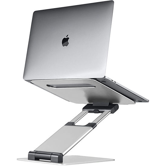 Ergonomic Laptop Pulpit Stand for desk, Adjustable height up to 20