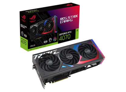 Picture of ASUS ROG Strix GeForce RTX™ 4070 Gaming Graphics Card (PCIe 4.0, 12GB GDDR6X, DLSS 3, HDMI 2.1, DisplayPort 1.4a)
