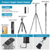 Picture of Tripod for Camera, Professional DSRL Tripod for Photography, Tall Camera Tripod Stand, Lightweight Heavy Duty Tripod for Spotting Scopes, Telescope and Binoculars, Compact Complete Tripod Units