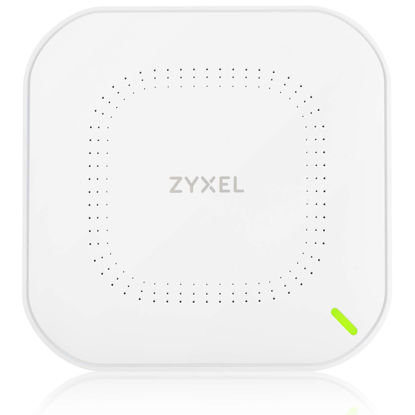 Picture of Zyxel WiFi 6 AX1800 Wireless Gigabit Access Point | Mesh, Seamless Roaming, & MU-MIMO | WPA3-PSK Security | Cloud, App or Direct Management | POE+ or AC Powered | AC Adapter Included | NWA50AX