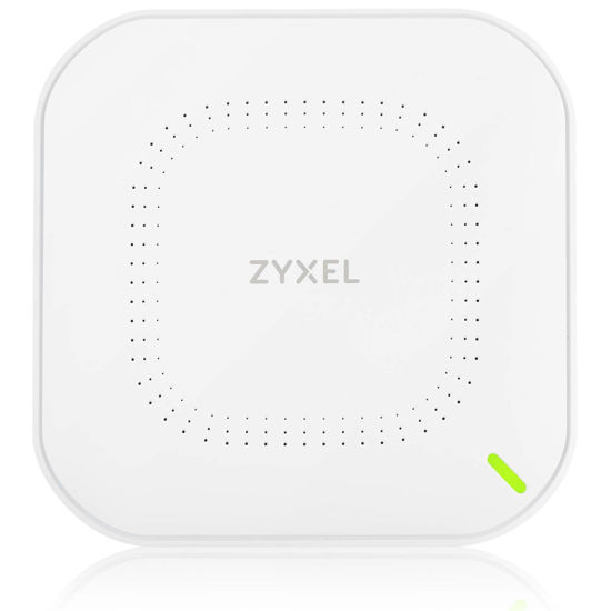 Picture of Zyxel WiFi 6 AX1800 Wireless Gigabit Access Point | Mesh, Seamless Roaming, & MU-MIMO | WPA3-PSK Security | Cloud, App or Direct Management | POE+ or AC Powered | AC Adapter Included | NWA50AX