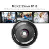 Picture of Meike 25mm F1.8 APS-C Large Aperture Wide Angle Lens Manual Focus Lens Compatible with Sony E Mount Mirrorless Cameras NEX 3 3N 5 NEX 5T NEX 6 7 A6400 A5000 A5100 A6000 A6100 A6300 A6500 A6600 A6700