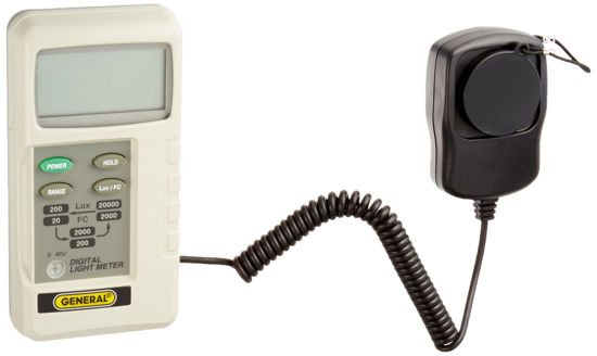 Picture of General Tools DLM2000 Digital Light Meter, Off White, Small