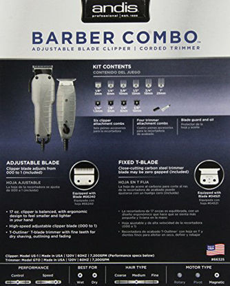 Picture of Andis Barber Combo-Powerful Clipper and Trimmer Combo Kit