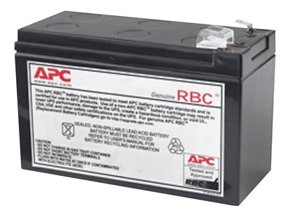 Picture of Apc Cartridge #110 Ups Replacement Battery, Black Apcrbc110
