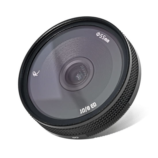 Picture of AstrHori 10mm F8 II Ultra Wide Angle Fisheye APS-C Manual Prime Lens Compatible with Panasonic LUMIX Olympus Micro 4/3-Mount Mirrorless Camera G1,G2,G3,G5,G6,G7,G9,GH1,GH2,GH4,GH5,GM5,GX1,GX7(Black)