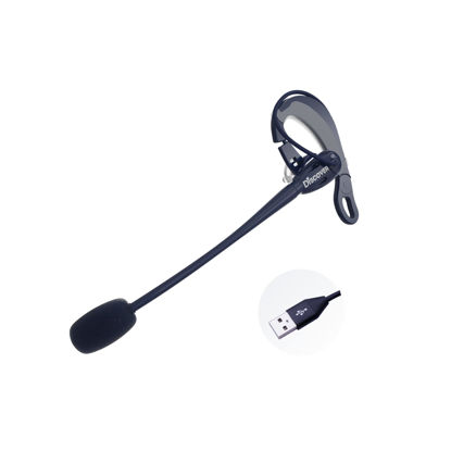 Picture of Discover D713U USB Earpiece Headset for Computer Calls and Meetings | Compatible with Zoom, Skype, Microsoft Teams, Cisco, Avaya, RingCentral and More