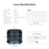Picture of AstrHori 50mm F2.0 Large Aperture Full Frame Manual Prime Lens with Blur Effect & Filter Slot Compatible with Fuji Fujifilm X-Mount Mirrorless Camera X-T100,X-S10,X-A1,X-A3,X-A5,X-A20,X-M1(Black)