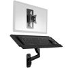Picture of VIVO Sit-Stand 17 to 32 inch Single Monitor Wall Mount with Pneumatic Arm Keyboard Tray Combo, Height Adjustable, Max VESA 100x100mm, Black, MOUNT-VWKB1