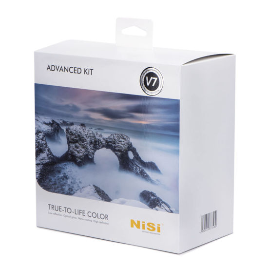 Picture of NiSi V7 Advance Kit | 100mm Square Filter Holder, 82mm Ring, True Color CPL, 3 Adapter Rings, 3-Stop Medium and Reverse GND, 6-Stop and 10-Stop ND Filters | Long-Exposure and Landscape Photography