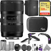 Picture of Sigma 18-35mm F1.8 Art DC HSM Lens for Canon DSLR Cameras with Altura Photo Advanced Accessory and Travel Bundle