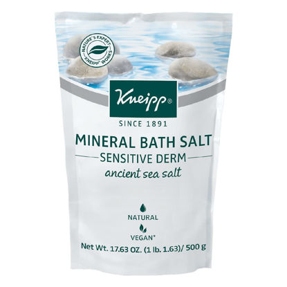 Picture of Kneipp Sensitive Derm Ancient Sea Mineral Bath Salt, Self-Care for Sensitive Skin, 17.6 Ounces For Up To 10 Baths