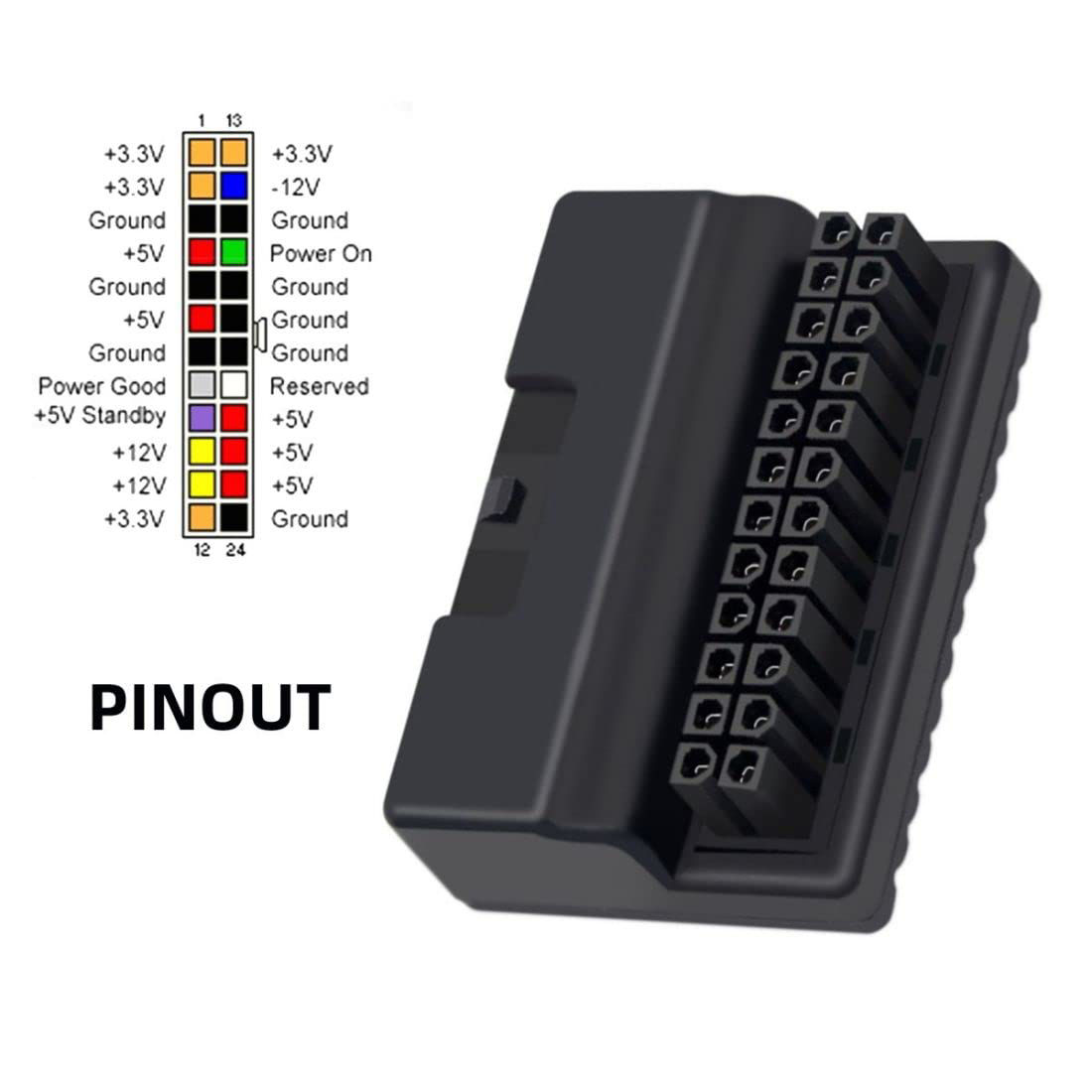 PC power supply 20PIN and 24PIN naomi/namco adapter board