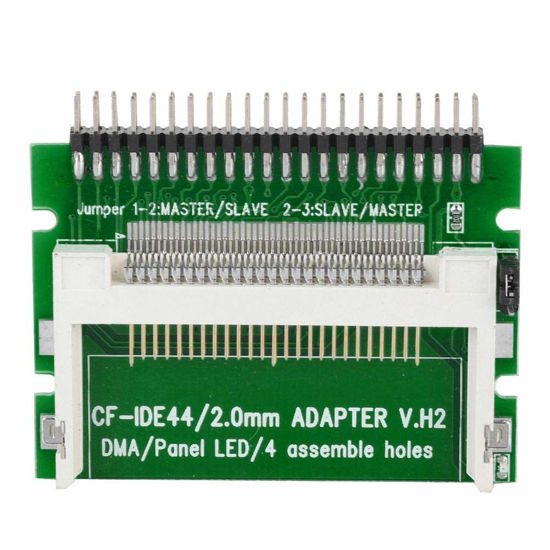 Picture of ASHATA CF to 2.5-inch 44Pin IDE HDD,Compact Flash CF Memory Card to 2.5-inch 44Pin IDE Laptop SSD HDD Adapter Card,CF IDE Adapter Support for a Single CF Card Type.