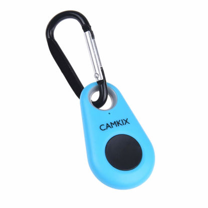 Picture of CamKix Camera Shutter Remote Control with Bluetooth Wireless Technology - Drop Style - Compatible with iPhone/Android - One Button Control - Carabiner and Lanyard with Detachable Ring Included