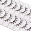 Picture of Losha Eyelashes Manga Lashes Natural Look Wispy Fluffy False Eyelashes 10 Pairs Reusable Anime Fake Eye Lashes Pack Like Individual Clusters| NO.393