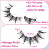 Picture of Manga Lashes Natural Look Anime Lashes Cosplay False Eyelashes with Clear Band 3D Wispy Eyelashes Asian Japanese Korean Style Manhua Lashes Look Like Individual Clusters Pack by EYDEVRO