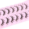 Picture of Manga Lashes Natural Look Anime Lashes Cosplay False Eyelashes with Clear Band 3D Wispy Eyelashes Asian Japanese Korean Style Manhua Lashes Look Like Individual Clusters Pack by EYDEVRO