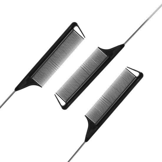 GetUSCart- Rat Tail Combs Set: 3-Pack Teasing Styling Combs with Long ...