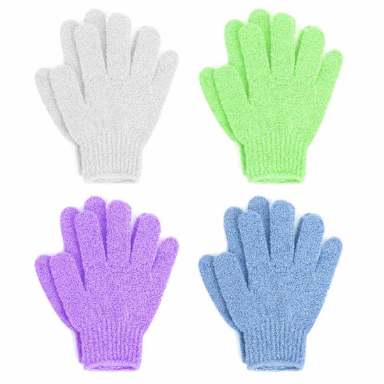 Picture of Linda Exfoliating Bath Gloves, Pack of 4