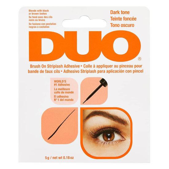 Picture of DUO Brush-On Strip Lash Adhesive, Dark Tone, 0.18 oz, 1-Pack