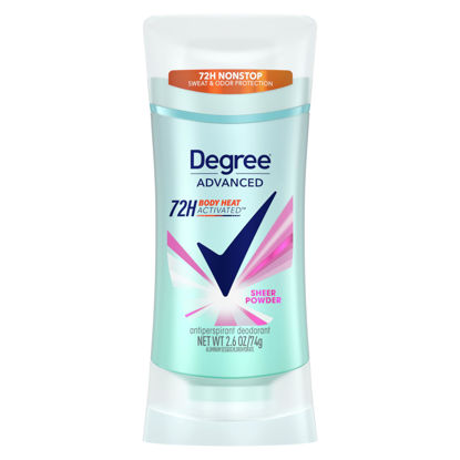 Picture of Degree Advanced Protection Antiperspirant Deodorant Sheer Powder for 72-Hour Sweat & Odor Control for Women, with Body Heat Activated Technology, 2.6 oz