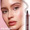 Picture of Kaely Magical Precise Waterproof Brow Pen,4 Tip Microblade Eyebrow Pen,Eye Brow Contouring Pen Pencil,Eyebrows Gel Makeup,delineador lapiz para cejas,24 Hours Long Lasting Smudge Proof,03 Red Brown