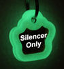 Picture of io tags Pet ID Tags Silencer for Dog and Cat Glitter Paw Print Tag (Silencer Only)