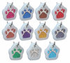 Picture of io tags Pet ID Tags Silencer for Dog and Cat Glitter Paw Print Tag (Silencer Only)
