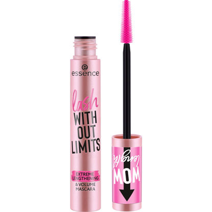 Picture of essence | Lash Without Limits Extreme Lengthening & Volume Mascara (01 | Extra Black) | Volumizing & Lengthening | Vegan, Cruelty Free & Paraben Free