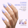 Picture of CANNI Lavender Purple Gel Nail Polish, 1Pcs Pastel Purple Gel Polish Light Purple Color Nail Polish Gel High Gloss Soak Off U V Gel Nail French Nail Manicure Salon DIY