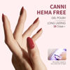 Picture of CANNI Red Gel Nail Polish, 1Pcs Red Gel Polish Red Color Nail Polish Gel High Gloss Soak Off U V Gel Nail French Nail Manicure Salon DIY