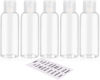 Picture of DNSEN 5 Pack 3.4oz Empty Plastic Travel Bottles for Toiletries TSA Approved Leak Proof Squeezable Travel Size Containers Travel Essentials Accessories, clear