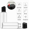 Picture of DNSEN 5 Pack 3.4 oz Travel Bottles for Toiletries TSA Approved Leakproof Plastic Empty Travel Size Bottles Containers with Labels