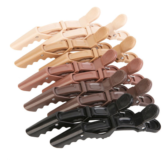 Picture of HH&LL Hair Clips for Women - Wide Teeth & Double-Hinged Design - Alligator Styling Sectioning Clips