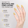 Picture of GAOY Yellow Gel Nail Polish, 16ml Soak Off Gel Polish, UV Light Cure for Nail Art DIY Manicure at Home, 2009 Dijon Yellow