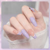 Picture of GAOY Pastel Purple Gel Nail Polish, 16ml Soak Off Gel Polish, UV Light Cure for Nail Art DIY Manicure at Home, 2000 Pale Lilac