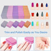 Picture of Nail Buffers (50 Pack), Mini Buffer Block Nail File for Acrylic Nails and Natural Nails, 100/180 Grit Nail Buffer Block Bulk Buffing Blocks for Nail Buff Professional Manicure File Blocks Mix Color