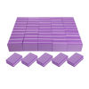 Picture of Nail Buffers (50 Pack), Mini Buffer Block Nail File for Acrylic Nails and Natural Nails, 100/180 Grit Nail Buffer Block Bulk Buffing Blocks for Nail Buff Professional Manicure File Blocks Set Purple