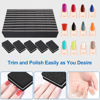 Picture of Nail Buffers (50 Pack), Mini Buffer Block Nail File for Acrylic Nails and Natural Nails, 100/180 Grit Nail Buffer Block Bulk Buffing Blocks for Nail Buff Professional Manicure File Blocks Set Black