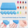 Picture of Nail Buffers (50 Pack), Mini Buffer Block Nail File for Acrylic Nails and Natural Nails, 100/180 Grit Nail Buffer Block Bulk Buffing Blocks for Nail Buff Professional Manicure File Blocks Set Blue
