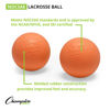 Picture of Champion Sports Colored Lacrosse Balls: Orange Official Size Sporting Goods Equipment for Professional, College & Grade School Games, Practices & Recreation - NCAA, NFHS and SEI Certified - 1 Pack