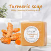 Picture of LIYALAN Turmeric Soap Bar for Face & Body-Tumeric Soap,Smooth Skin,Deep Cleansing, Natural Handmade Soap Sensitive Skin Formula, Vegan Soap