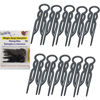 Picture of Good Hair Days Hair Pins - Plastic, U-shaped Magic Grip Hairpins, Strong Durable Pins For Fine, Thick & Long Hair, Hair Styling Accessories, Set of 10 (Black)