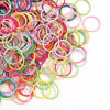 Picture of CÉLLOT 300PCS Toddler Hair Ties,2.7cm in Diameter No Crease Thumb Size Rubber Hair Elastics,Small Thin Hair Ponytail Holders Hair Accessories for Baby Girls Kids Children