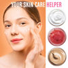 Picture of 4 Pieces Round Clear Wide-mouth Leak Proof Plastic Container Jars with Lids for Travel Storage Makeup Beauty Products Face Creams Oils Salves Ointments DIY Making or Others (Clear, 4 Ounce)