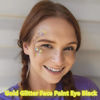 Picture of Go Ho Gold Face Body Glitter,Mardi Gras Glitter Makeup Gold Face Paint,Holographic Chunky Sequins Glitters for Eye Lip Hair Nails,Festival Glitter Rave Accessories,02 Gold Glitter