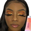 Picture of Go Ho Orange Face Body Glitter,Singer Concerts Orange Face Paint Glitter Makeup,Holographic Chunky Sequins Glitters for Eye Lip Hair Nails,Festival Glitter Rave Accessories,52g